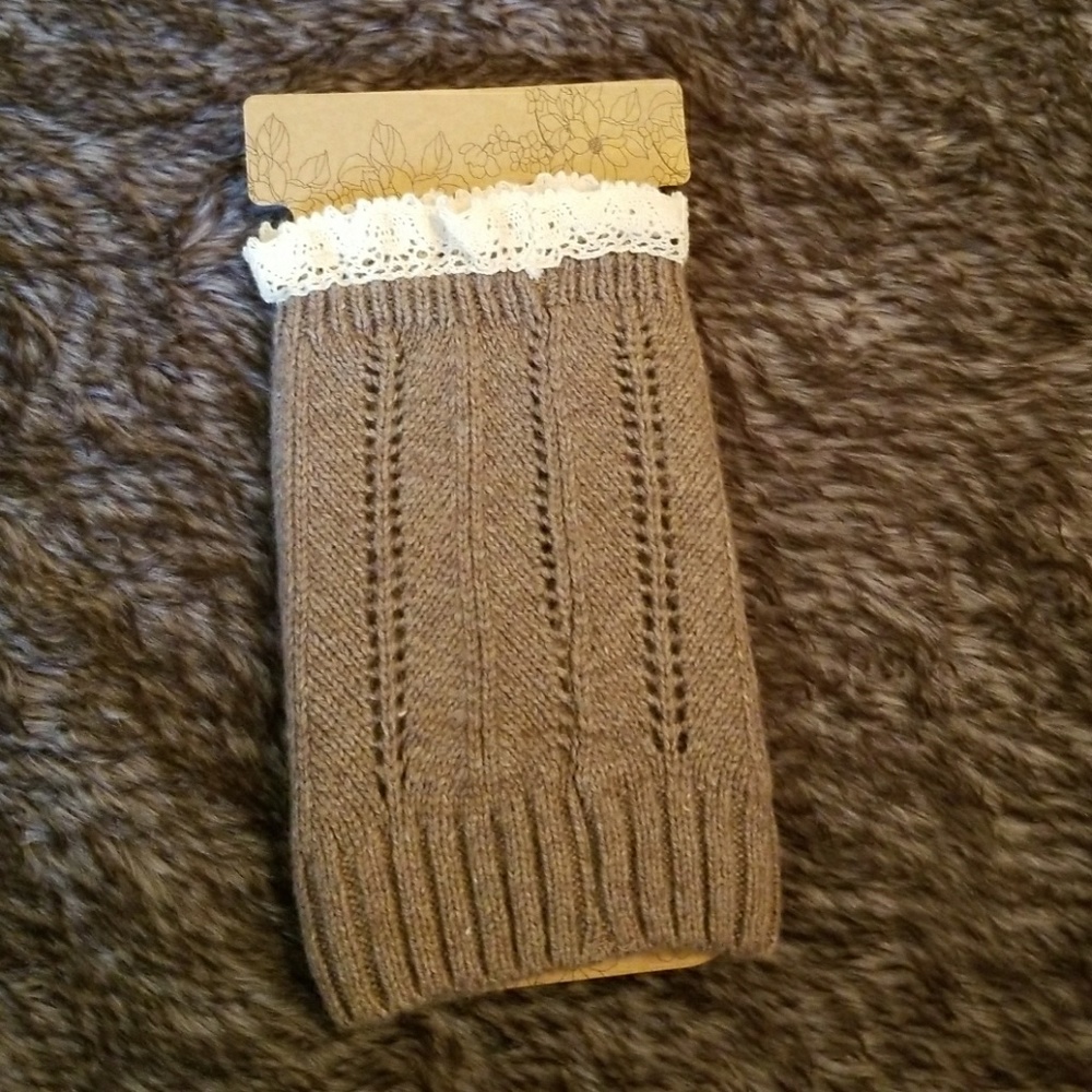 ADD ON! Lace trim boot toppers